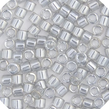 Miyuki Delica 11/0 Silver Grey Gold Luster