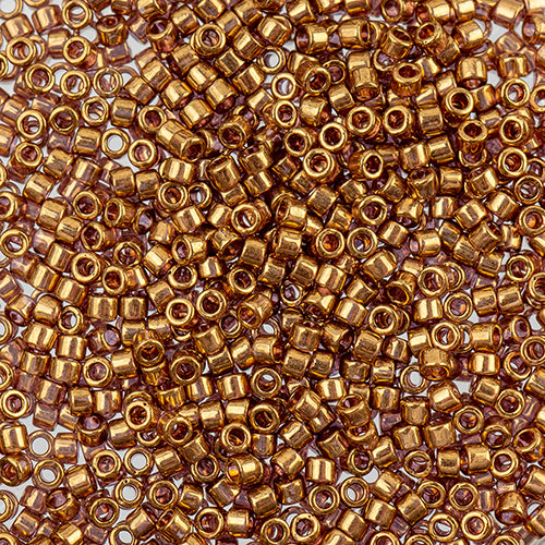 Miyuki Delica 11/0 Light Topaz Gold Luster
