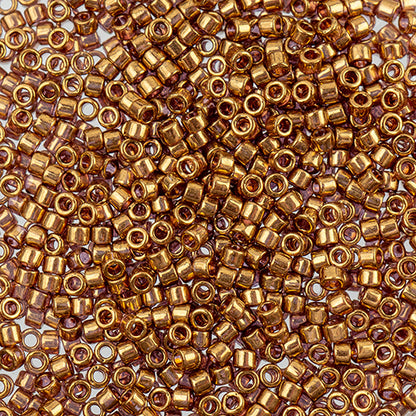 Miyuki Delica 11/0 Light Topaz Gold Luster
