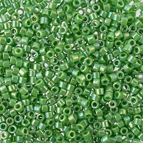 Miyuki Delica 11/0 Green Opaque AB