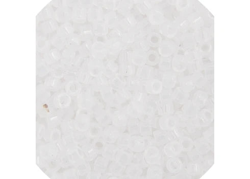 Miyuki Delica 11/0 White Transparent Opal