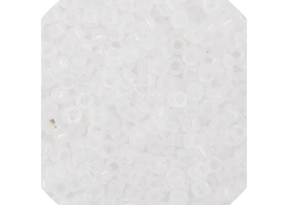 Miyuki Delica 11/0 White Transparent Opal