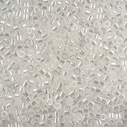 Miyuki Delica 11/0 Crystal White Ceylon
