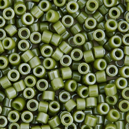 Miyuki Delica 11/0 Pale Green Lime Opaque Glazed