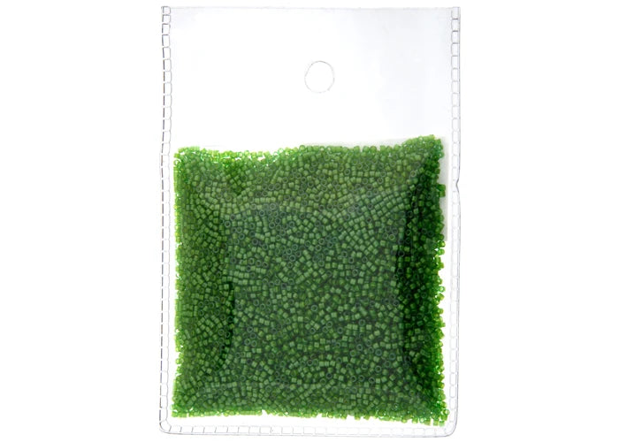 Miyuki Delica 11/0 Green Lime Lined-Dyed