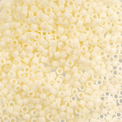 Miyuki Delica 11/0 Cream Matte Glazed Luster