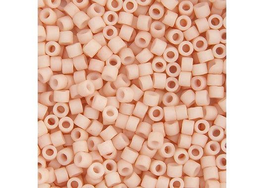 Miyuki Delica 11/0 Light Rose Opaque Matte Gold Luster