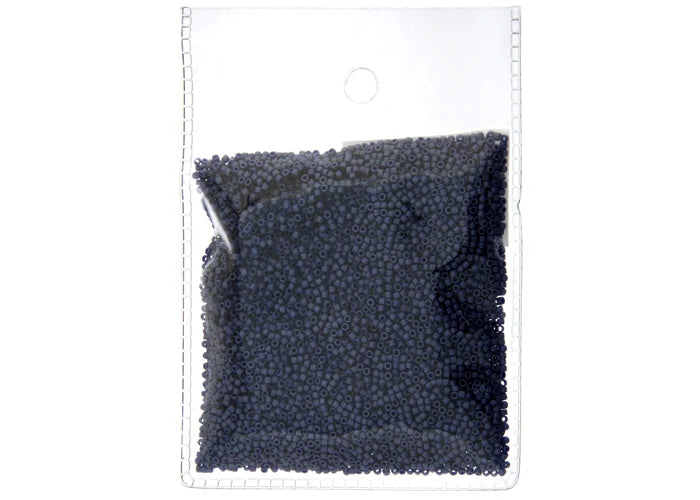 Miyuki Delica 11/0 Dark Grey Blue Metallic Matte