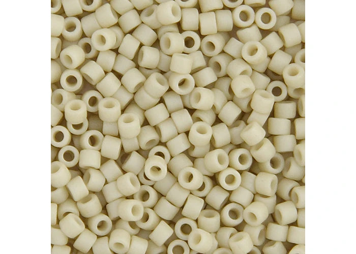 Miyuki Delica 11/0 Ivory Opaque Matte Glazed Luster