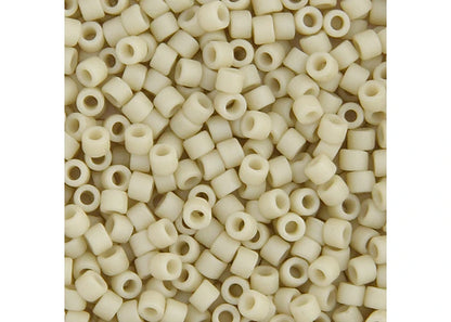 Miyuki Delica 11/0 Ivory Opaque Matte Glazed Luster