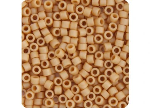Miyuki Delica 11/0 Light Orange Te Opaque Matte Glazed
