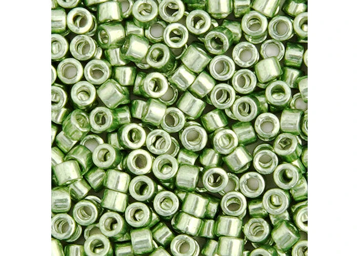 Miyuki Delica 11/0 Green Moss Opaque Glavanized-Dyed
