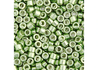Miyuki Delica 11/0 Green Moss Opaque Glavanized-Dyed