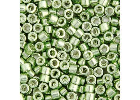 Miyuki Delica 11/0 Green Moss Opaque Glavanized-Dyed