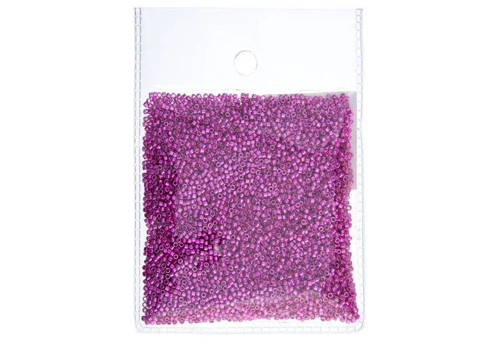 Miyuki Delica 11/0 Fuchsia Opaque Glavanized-Dyed