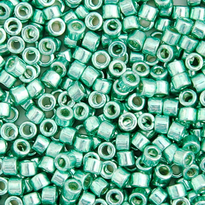 Miyuki Delica 11/0 5.2g Vial Dark Green Mint Opaque