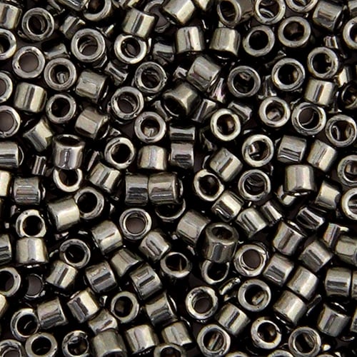 Dark Grey Opaque Nickel Plated Dyed