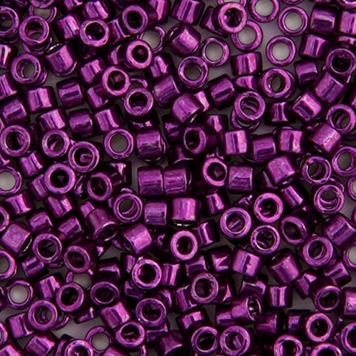 Miyuki Delica 11/0 Dark Magenta Opaque Nickel Plated