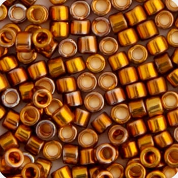 Dark Gold 24kt Yellow Opaque AB