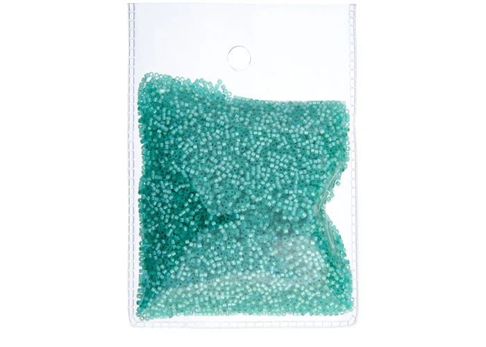 Miyuki Delica 11/0 Aqua Green Alabaster/Opal Silver