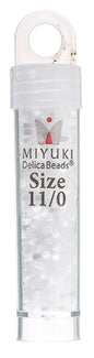 Miyuki Delica 11/0 Crystal Silk Satin