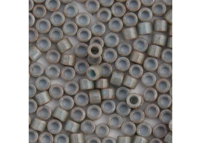 Miyuki Delica 11/0 Grey Opaque Dyed