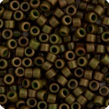 Miyuki Delica 11/0 Olive Opaque Dyed