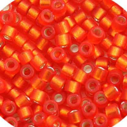 Miyuki Delica 11/0 Dark Orange Semi-Matte Dyed