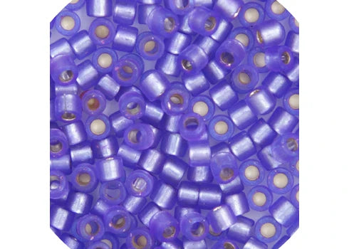 Miyuki Delica 11/0 Purple Semi-Matte Dyed