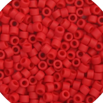 Miyuki Delica 11/0 Red Matte-Dyed