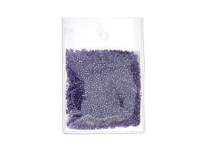 Miyuki Delica 11/0 Purple Sparkle Crystal Lined