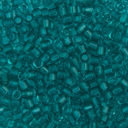 Miyuki Delica 11/0 Teal Caribbean Transparent