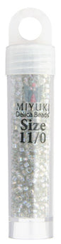 Miyuki Delica 11/0 Grey Mist Transparent AB