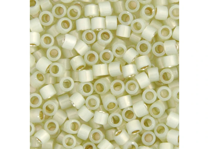 Miyuki Delica 11/0 5.2g Vial Pale Green Lime Opal S/L