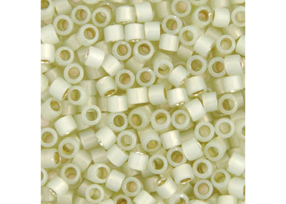 Miyuki Delica 11/0 5.2g Vial Pale Green Lime Opal S/L