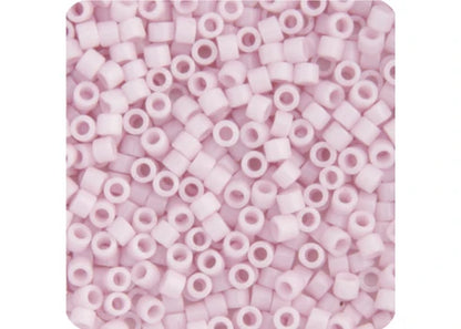 Miyuki Delica 11/0 Crystal Grey Ceylon Lined-Dyed