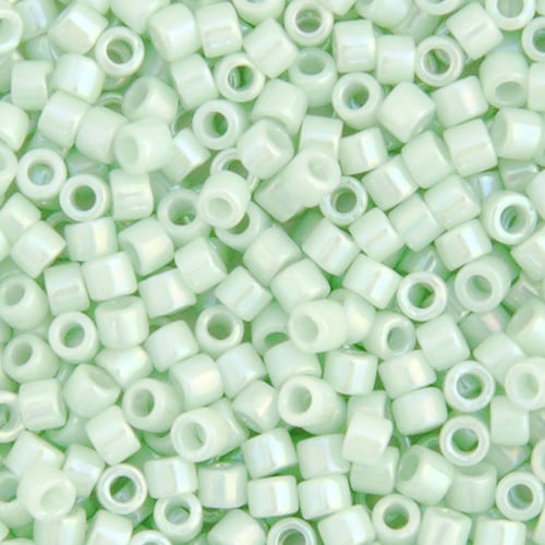 Miyuki Delica 11/0 Light Green Mint Opaque AB