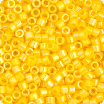 Miyuki Delica 11/0 Dark Yellow Canary Opaque AB