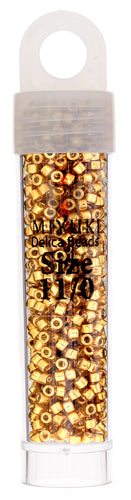 Miyuki Delica 11/0 Duracoat Galvanized Gold