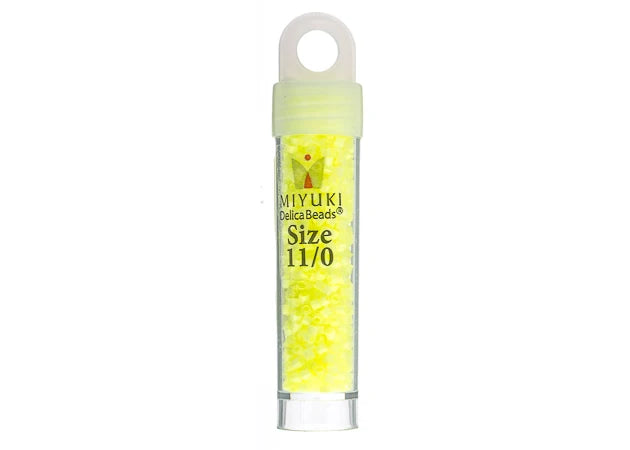 Miyuki Delica 11/0 Limeade Silk Inside Dyed