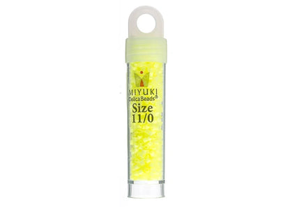 Miyuki Delica 11/0 Limeade Silk Inside Dyed