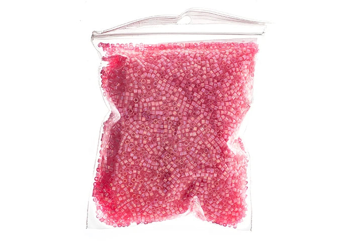 Miyuki Delica 11/0 Rose AB Silk Inside Dyed