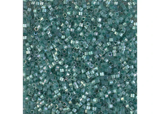 Miyuki Delica 11/0 Emerald AB Silk Inside Dyed