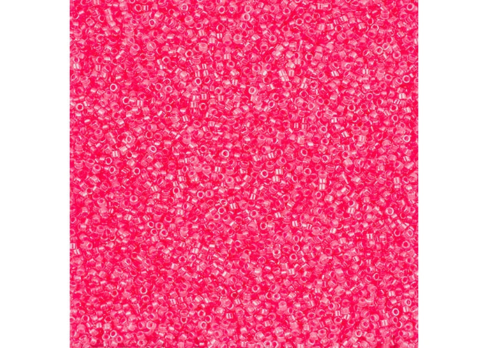 Miyuki Delica 11/0 5.2g Vial Wild Strawberry Luminous