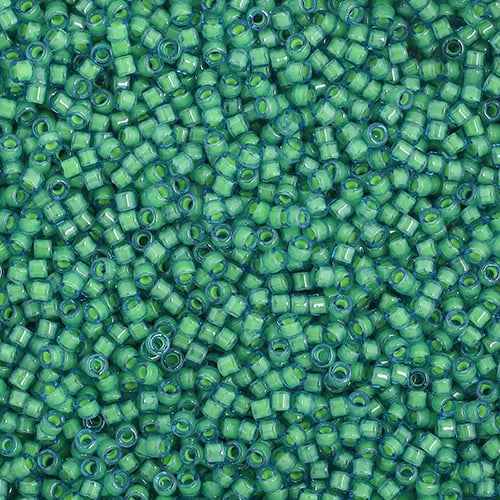 Miyuki Delica 11/0 Light Turquoise Luminous Neon Color