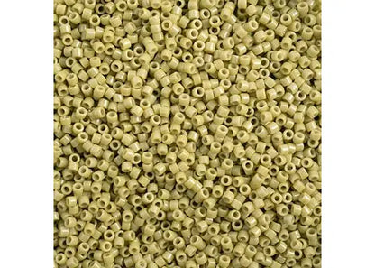 Miyuki Delica 11/0 Duracoat Opaque Dyed Green Cactus