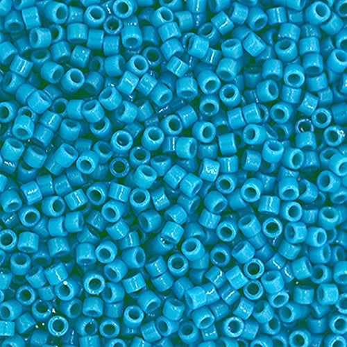 Miyuki Delica 11/0 Duracoat Opaque Dyed Capri Blue