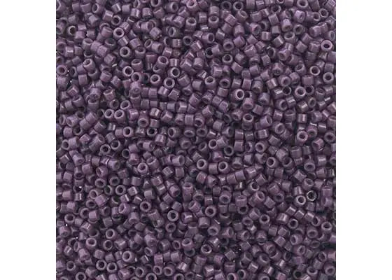 Miyuki Delica 11/0 Duracoat Opaque Dyed Graphite