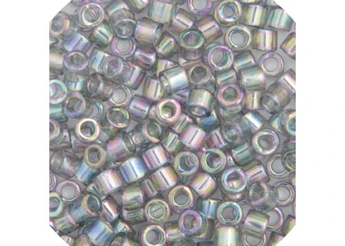 Miyuki Delica 11/0 Grey AB Gold Luster