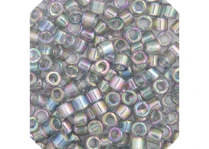 Miyuki Delica 11/0 Grey AB Gold Luster
